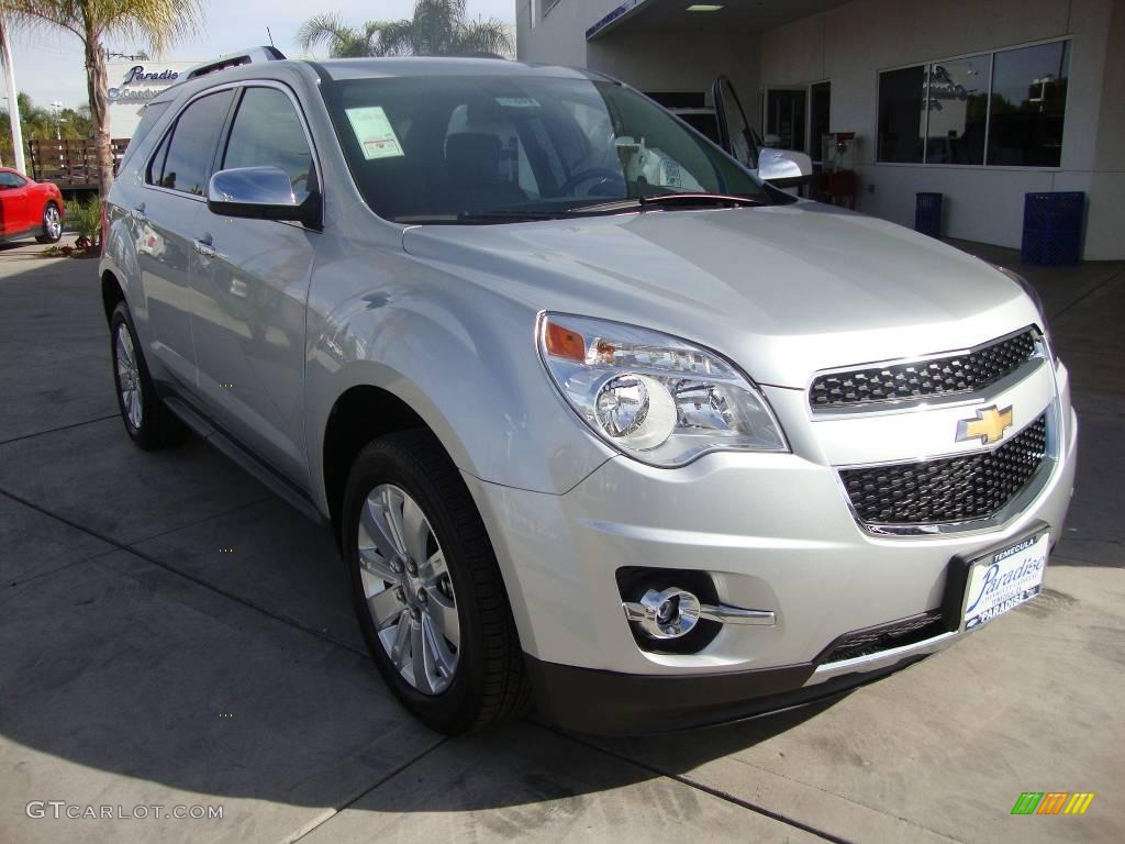 2010 Equinox LT AWD - Silver Ice Metallic / Jet Black photo #1