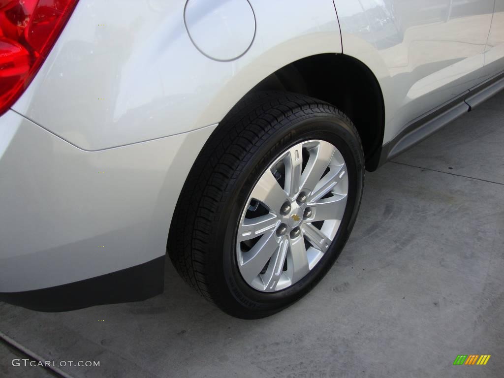 2010 Equinox LT AWD - Silver Ice Metallic / Jet Black photo #6