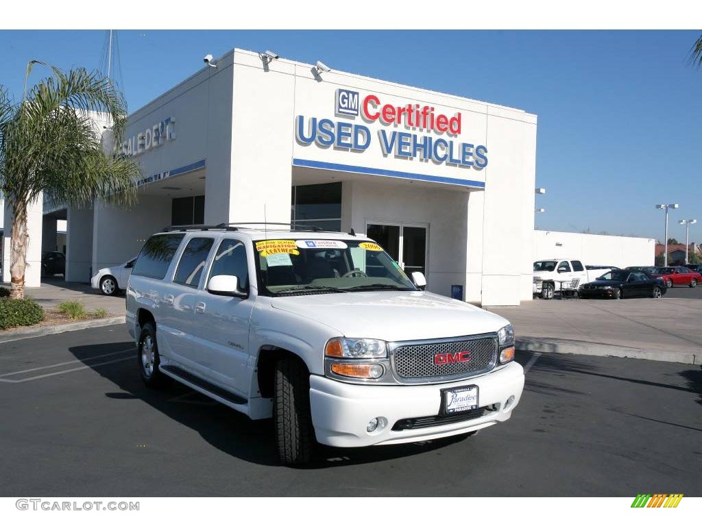 2006 Yukon XL Denali AWD - Summit White / Sandstone photo #1