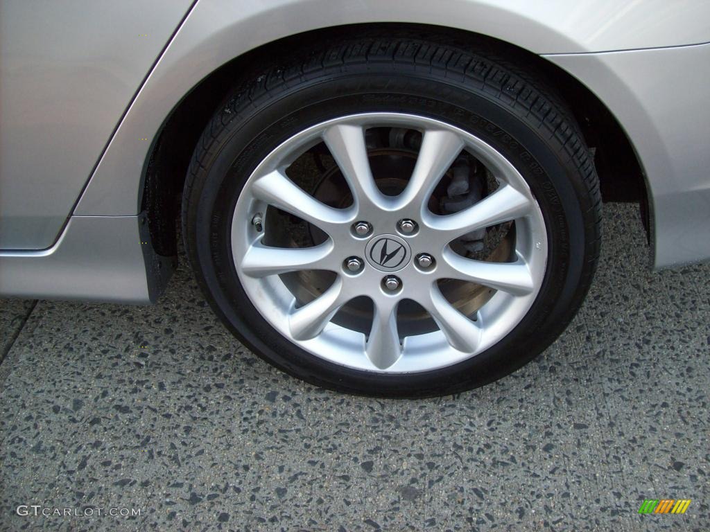 2008 TSX Sedan - Alabaster Silver Metallic / Quartz Gray photo #20