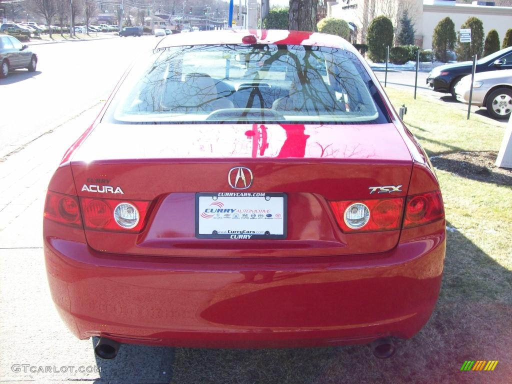 2005 TSX Sedan - Milano Red / Parchment photo #6