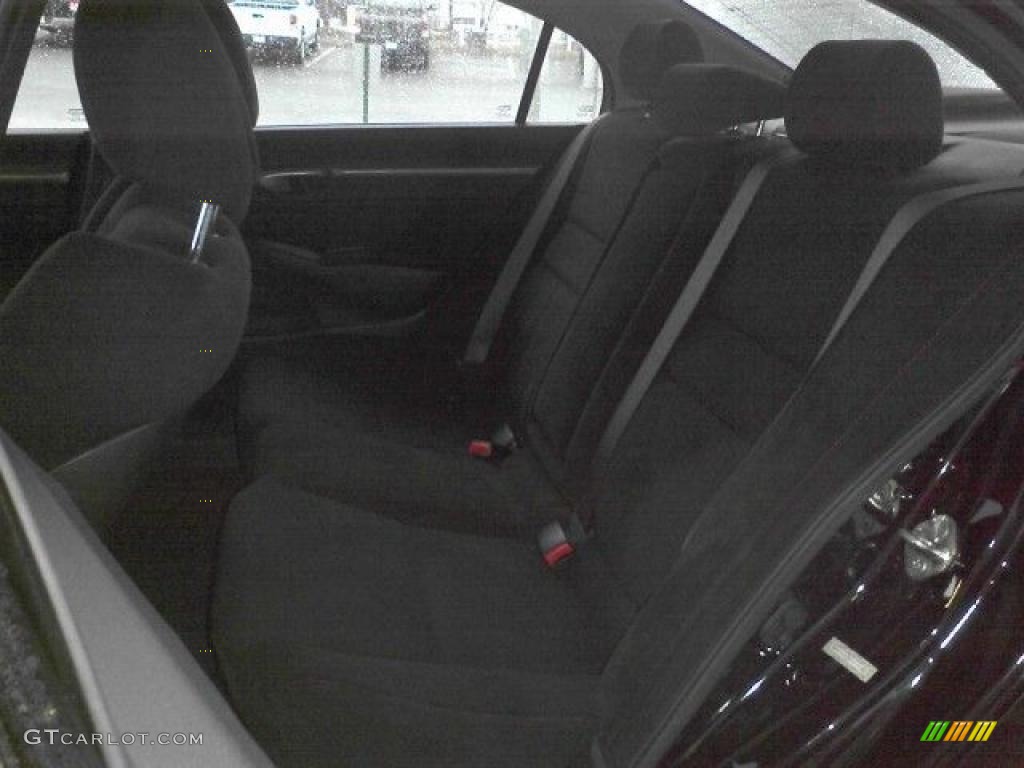 2007 Civic Si Sedan - Nighthawk Black Pearl / Black photo #7