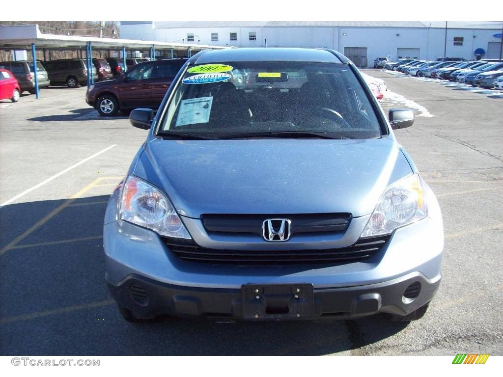 2007 CR-V LX 4WD - Glacier Blue Metallic / Ivory photo #3