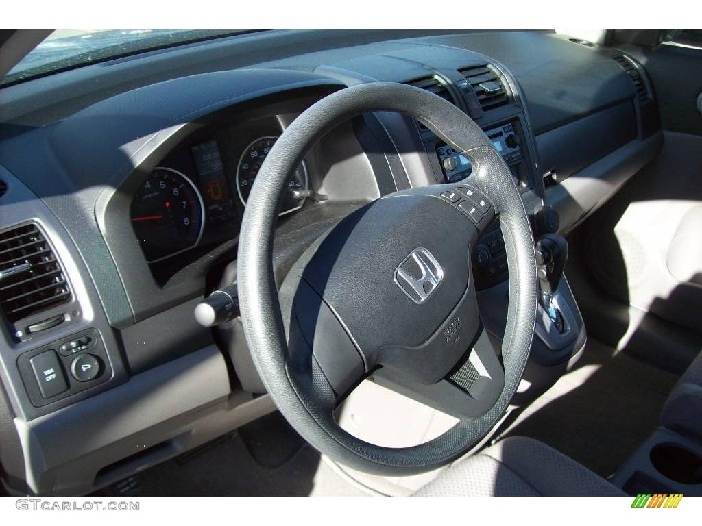 2007 CR-V LX 4WD - Glacier Blue Metallic / Ivory photo #5