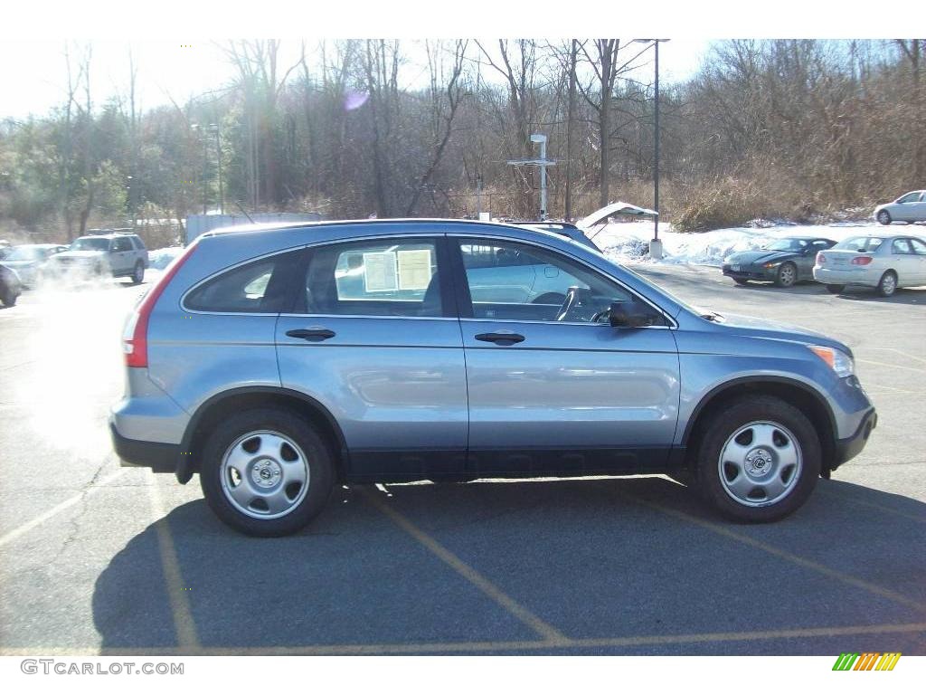 2007 CR-V LX 4WD - Glacier Blue Metallic / Ivory photo #20