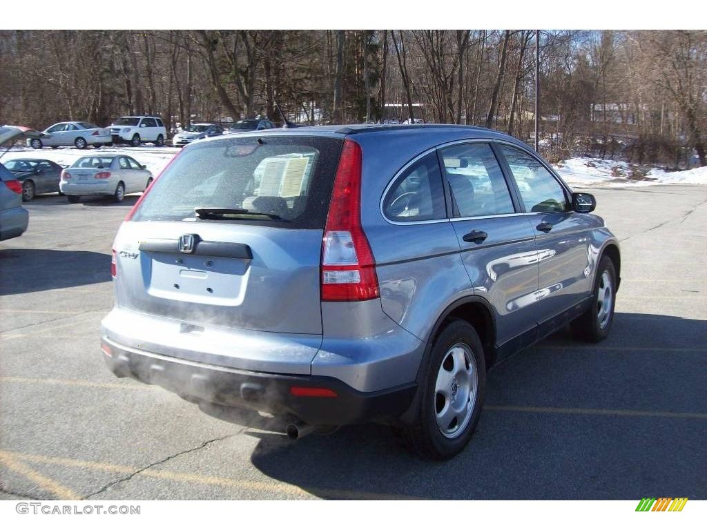 2007 CR-V LX 4WD - Glacier Blue Metallic / Ivory photo #22