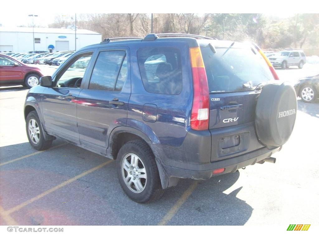 2003 CR-V EX 4WD - Eternal Blue Pearl / Black photo #2