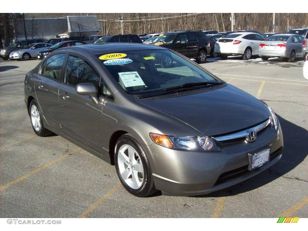 Galaxy Gray Metallic Honda Civic