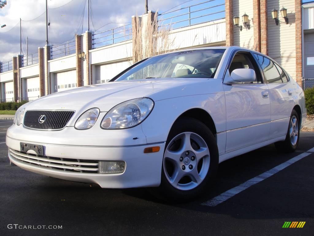 1999 GS 300 - Diamond White Pearl / Light Charcoal photo #1