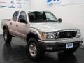 2003 Lunar Mist Silver Metallic Toyota Tacoma V6 Double Cab 4x4  photo #1