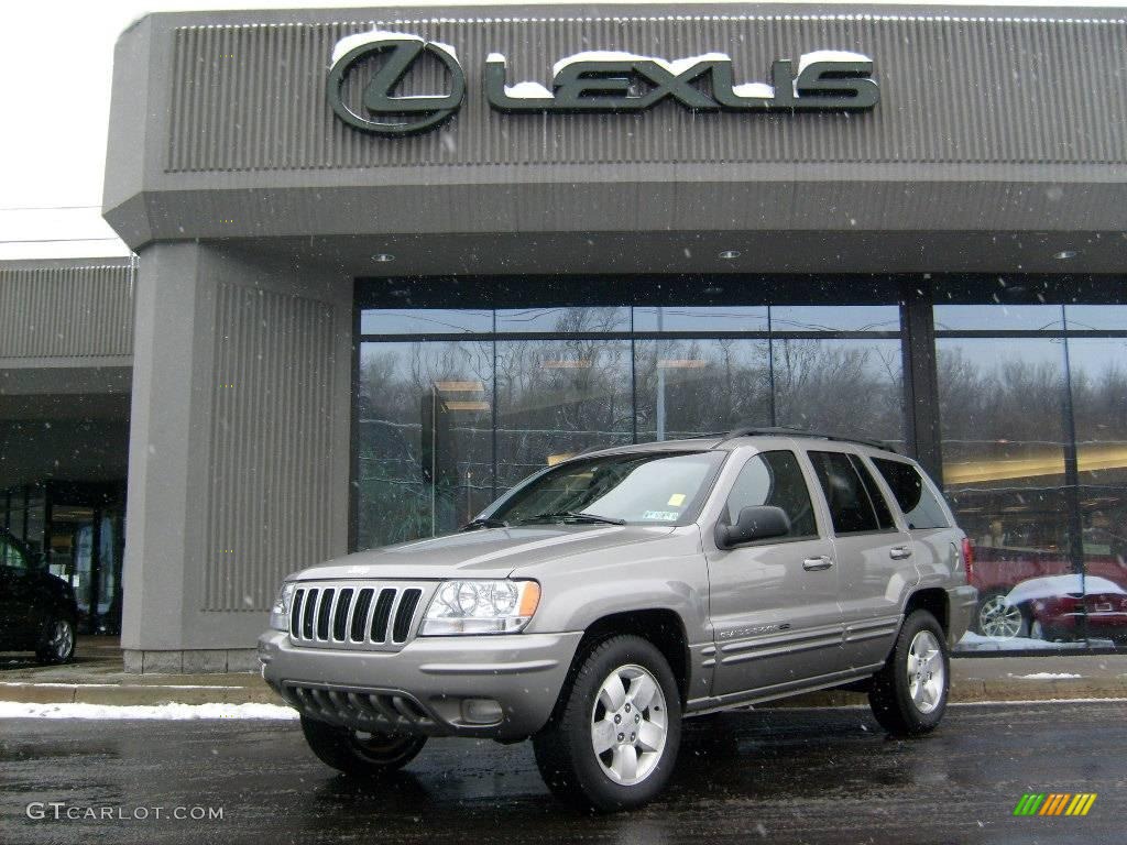 2001 Grand Cherokee Limited 4x4 - Silverstone Metallic / Agate photo #1