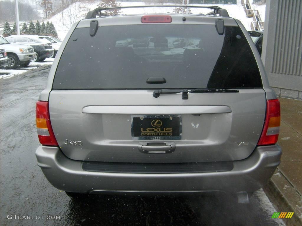 2001 Grand Cherokee Limited 4x4 - Silverstone Metallic / Agate photo #4