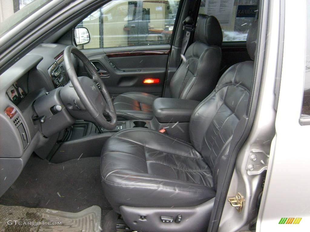 2001 Grand Cherokee Limited 4x4 - Silverstone Metallic / Agate photo #9