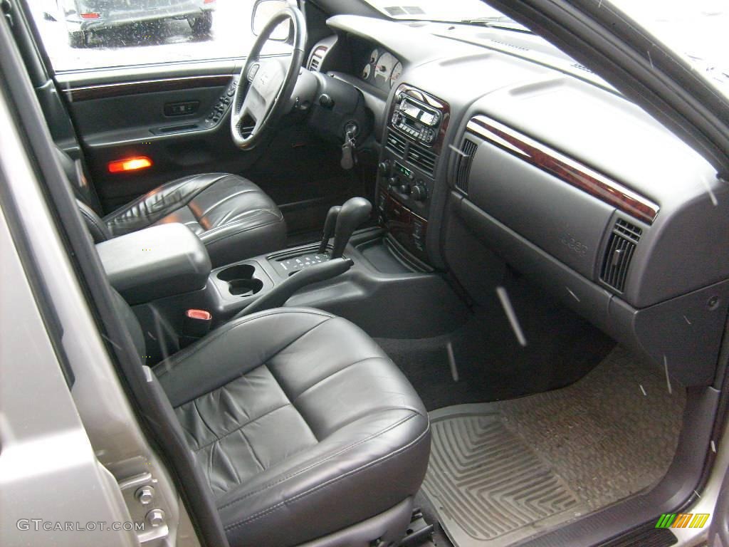 2001 Grand Cherokee Limited 4x4 - Silverstone Metallic / Agate photo #17