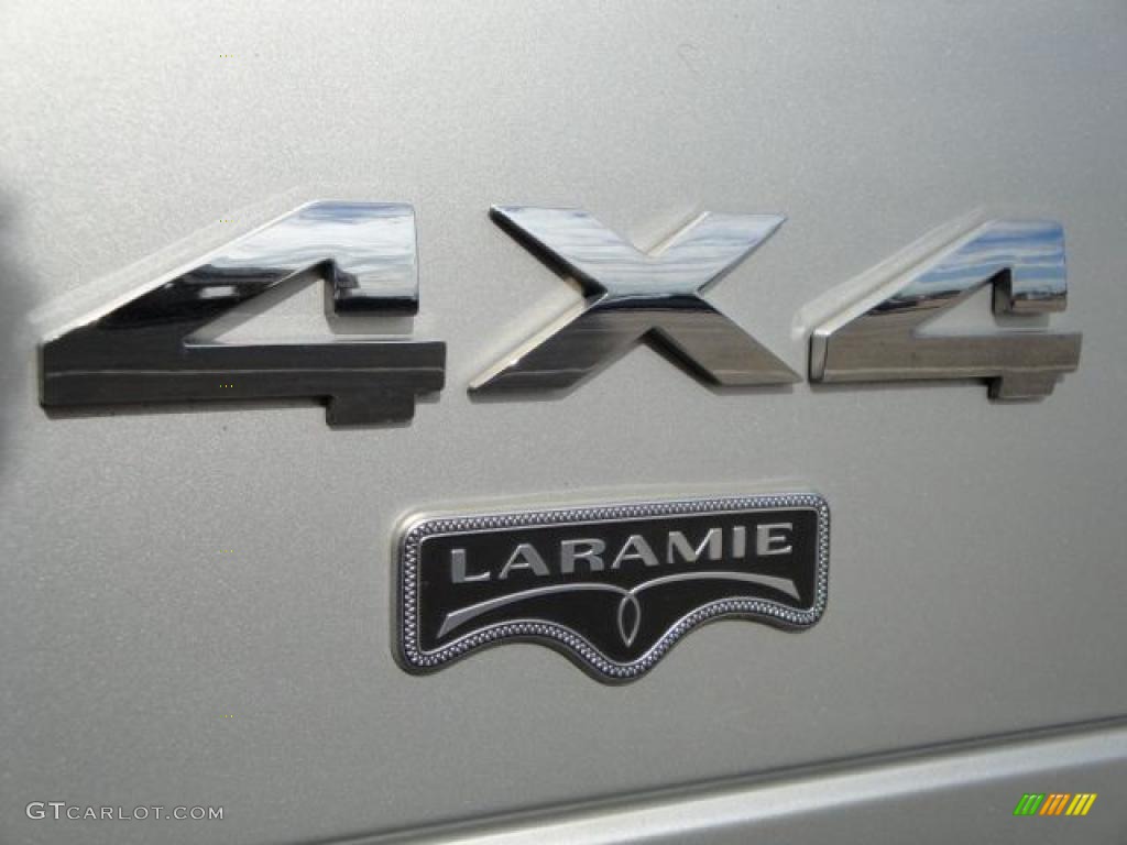 2006 Ram 1500 Laramie Quad Cab 4x4 - Bright Silver Metallic / Medium Slate Gray photo #10