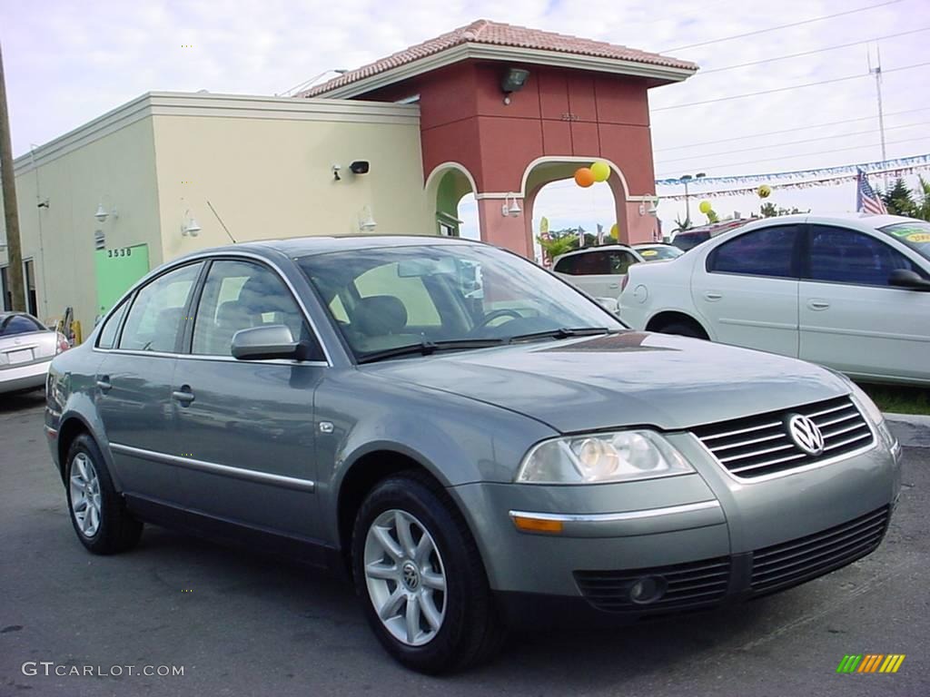 2004 Passat GLS Sedan - Reflex Silver Metallic / Grey photo #1