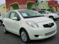 2007 Polar White Toyota Yaris 3 Door Liftback  photo #1