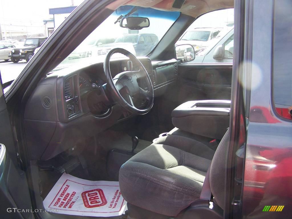 2003 Silverado 1500 LS Extended Cab 4x4 - Dark Gray Metallic / Dark Charcoal photo #5