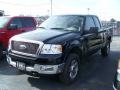 2005 Black Ford F150 Lariat SuperCab 4x4  photo #3