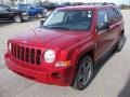 2009 Inferno Red Crystal Pearl Jeep Patriot Sport  photo #1