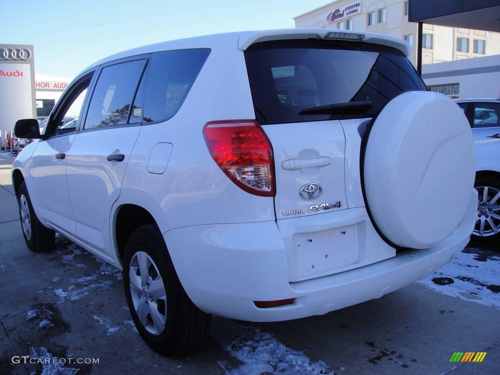 2007 RAV4 I4 - Super White / Ash Gray photo #3