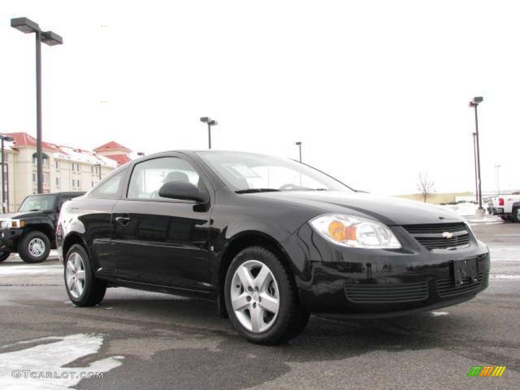 2007 Cobalt LT Coupe - Black / Gray photo #4