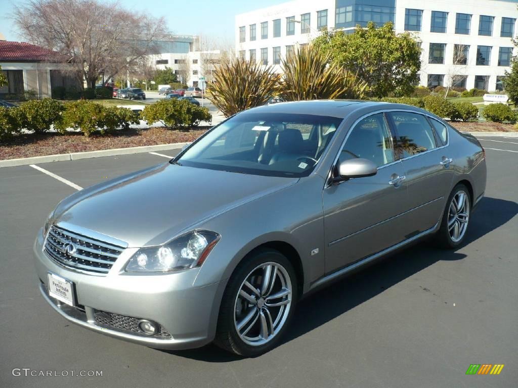 2006 M 35 Sport Sedan - Diamond Graphite Metallic / Graphite photo #1