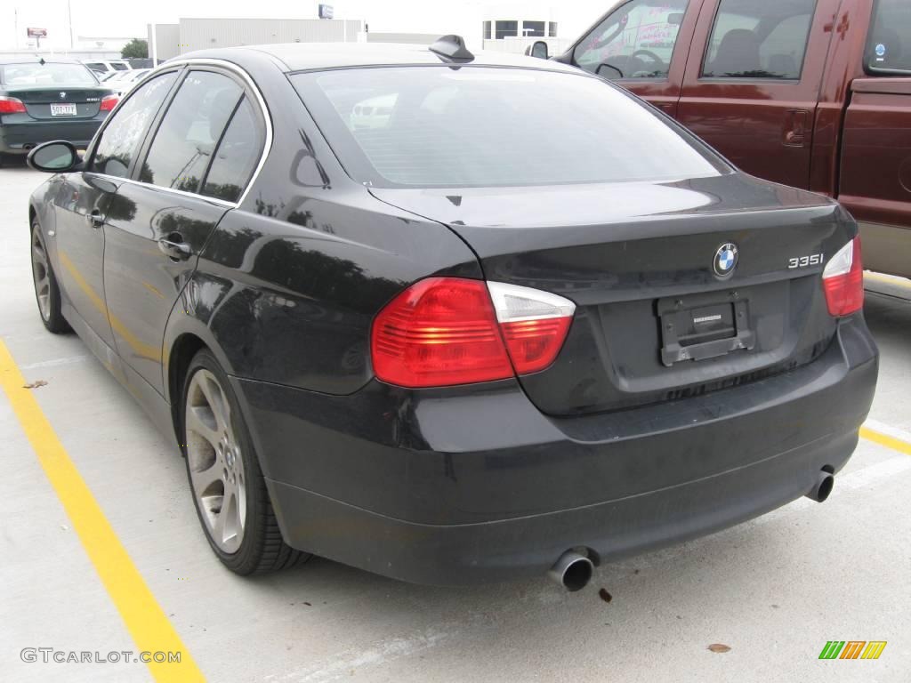 2008 3 Series 335i Sedan - Jet Black / Black photo #4