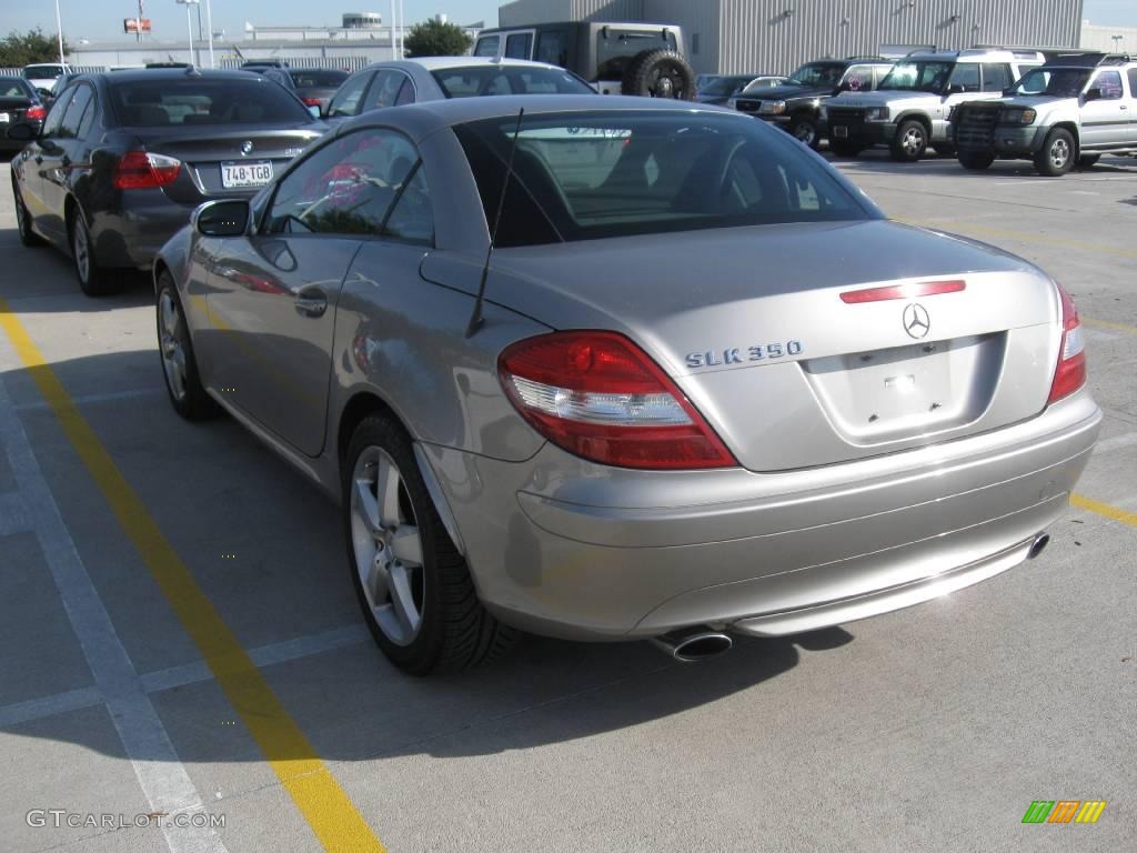2005 SLK 350 Roadster - Pewter Silver Metallic / Beige photo #2