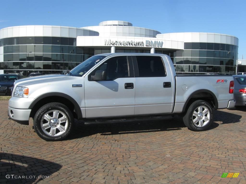 2008 F150 FX4 SuperCrew 4x4 - Silver Metallic / Medium Flint Grey photo #1