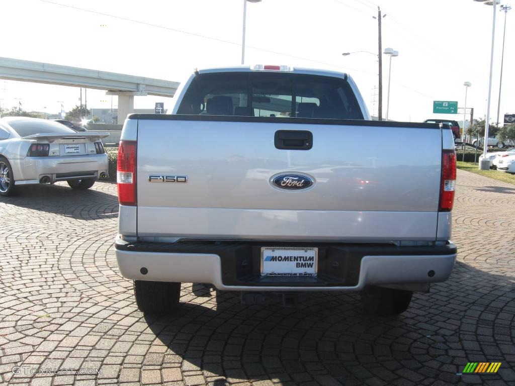 2008 F150 FX4 SuperCrew 4x4 - Silver Metallic / Medium Flint Grey photo #6