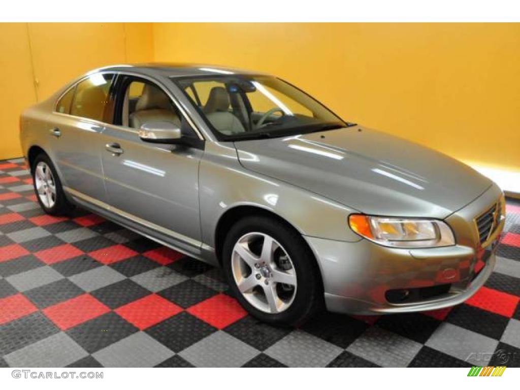 2008 S80 T6 AWD - Willow Green Metallic / Sandstone Beige photo #1