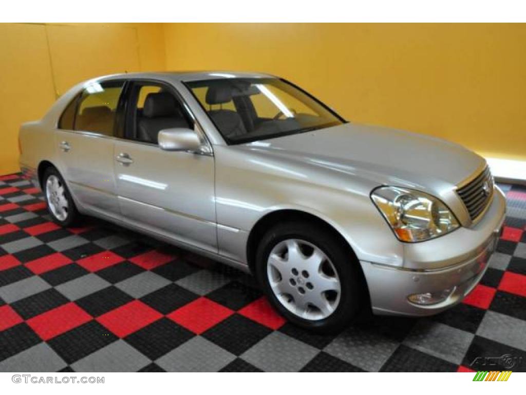 2003 LS 430 Sedan - Millenium Silver Metallic / Light Charcoal photo #1