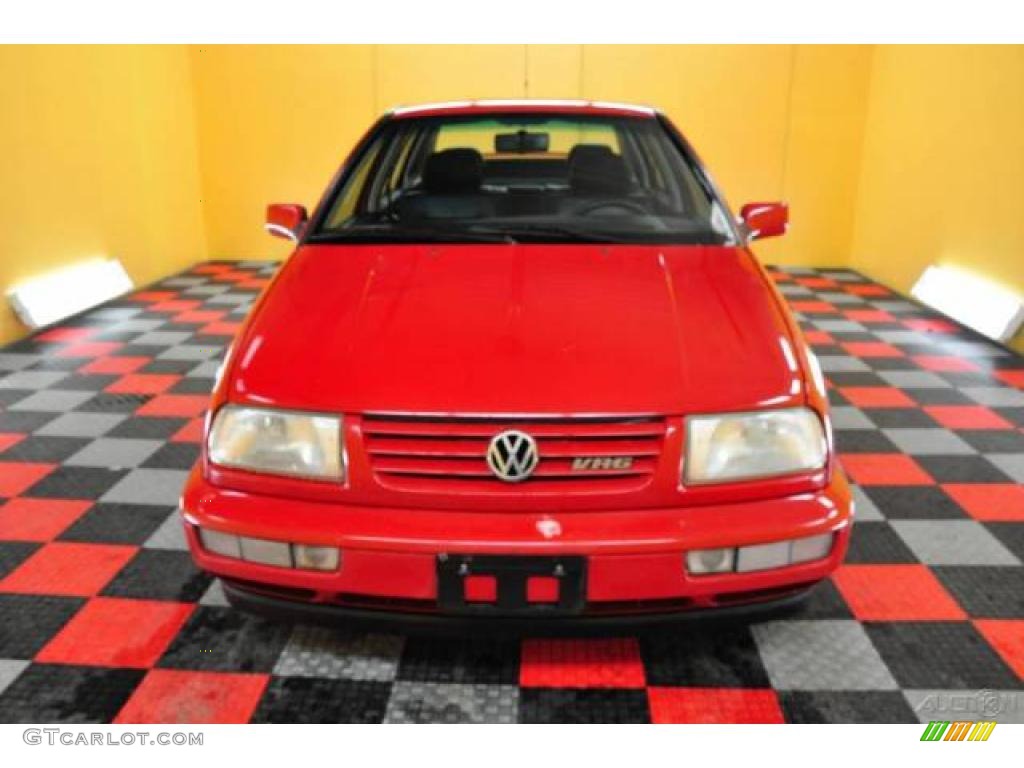 1998 Jetta GLX VR6 Sedan - Tornado Red / Black photo #2