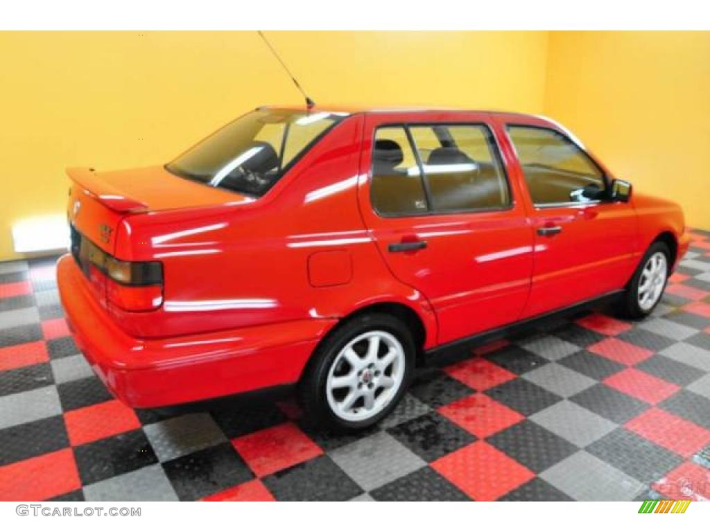 1998 Jetta GLX VR6 Sedan - Tornado Red / Black photo #6