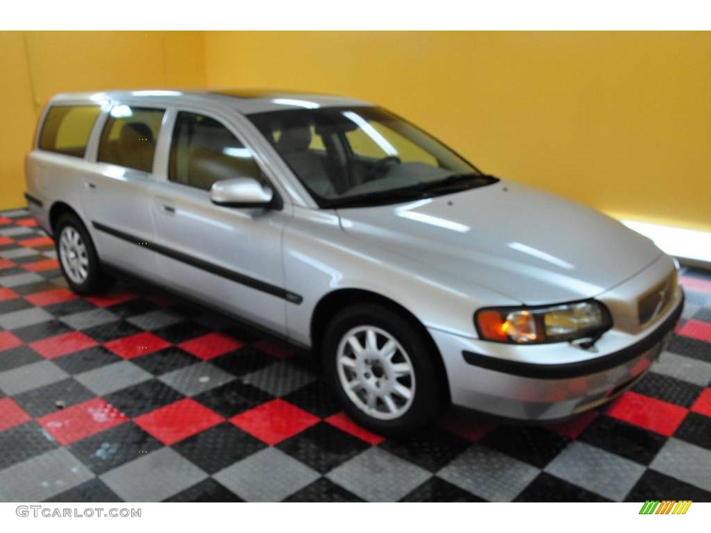 2003 V70 2.4 - Mystic Silver Metallic / Taupe photo #1