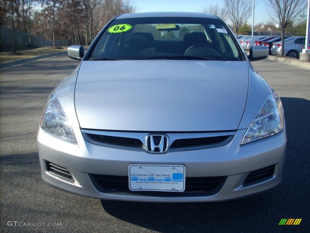 2006 Accord EX Sedan - Alabaster Silver Metallic / Black photo #7