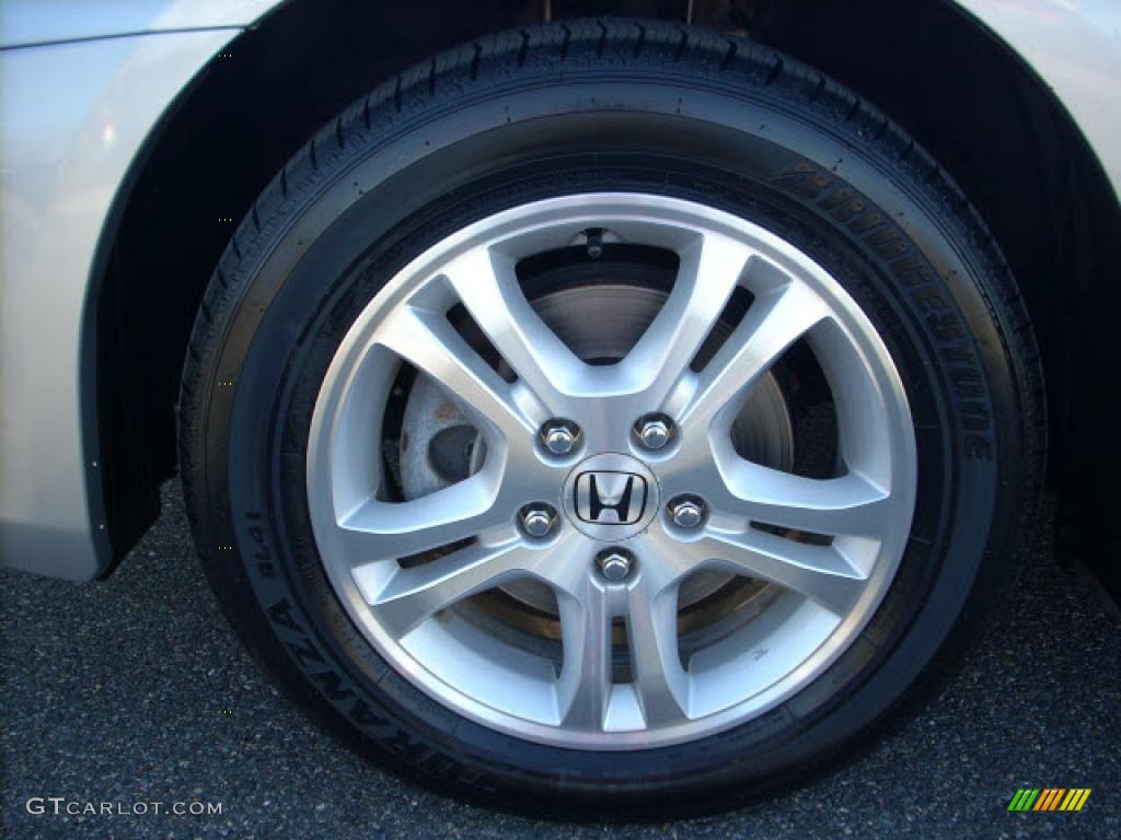 2006 Accord EX Sedan - Alabaster Silver Metallic / Black photo #9