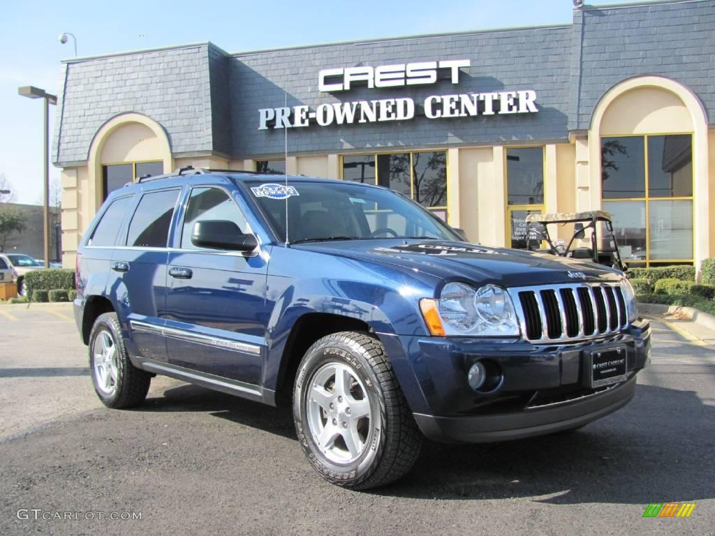 2005 Grand Cherokee Limited - Midnight Blue Pearl / Medium Slate Gray photo #1