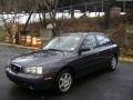 2002 Midnight Gray Hyundai Elantra GLS Sedan  photo #4