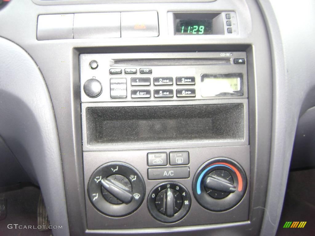 2002 Elantra GLS Sedan - Midnight Gray / Dark Gray photo #17