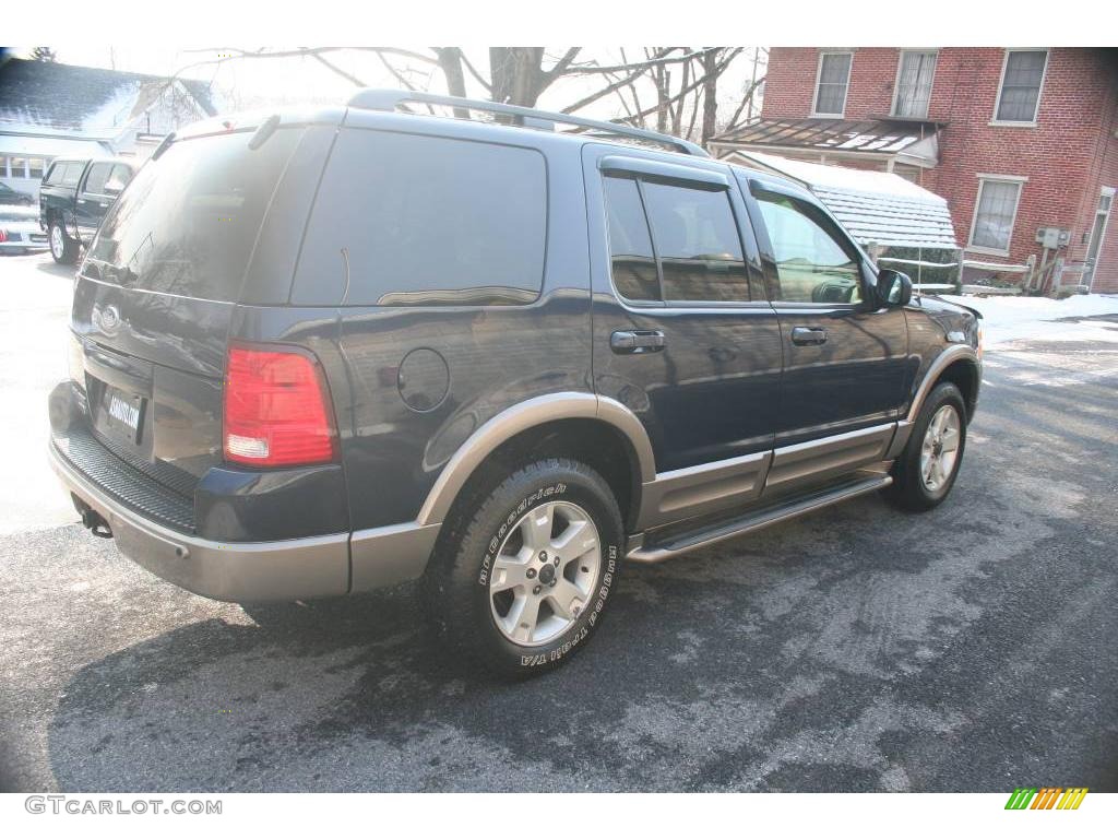 2003 Explorer Eddie Bauer 4x4 - True Blue Metallic / Medium Parchment Beige photo #6