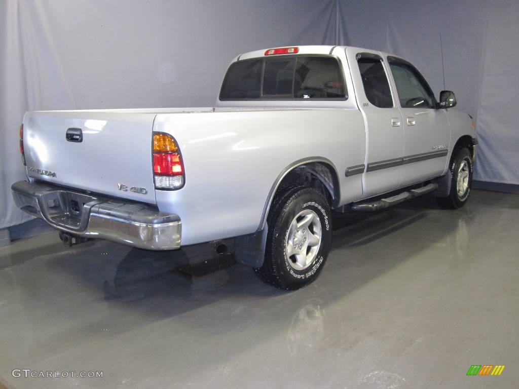 2000 Tundra SR5 Extended Cab 4x4 - Platinum Metallic / Gray photo #3