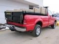 2006 Red Clearcoat Ford F250 Super Duty XL Regular Cab 4x4  photo #3