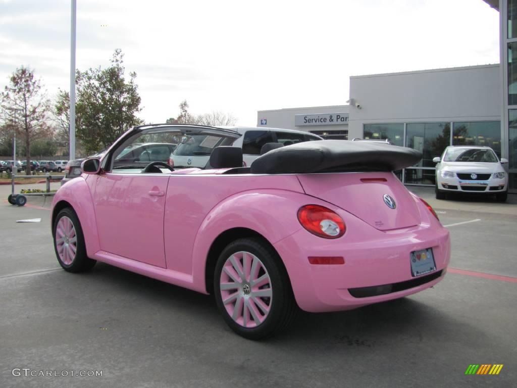 2009 New Beetle 2.5 Convertible - Custom Pink / Black photo #3