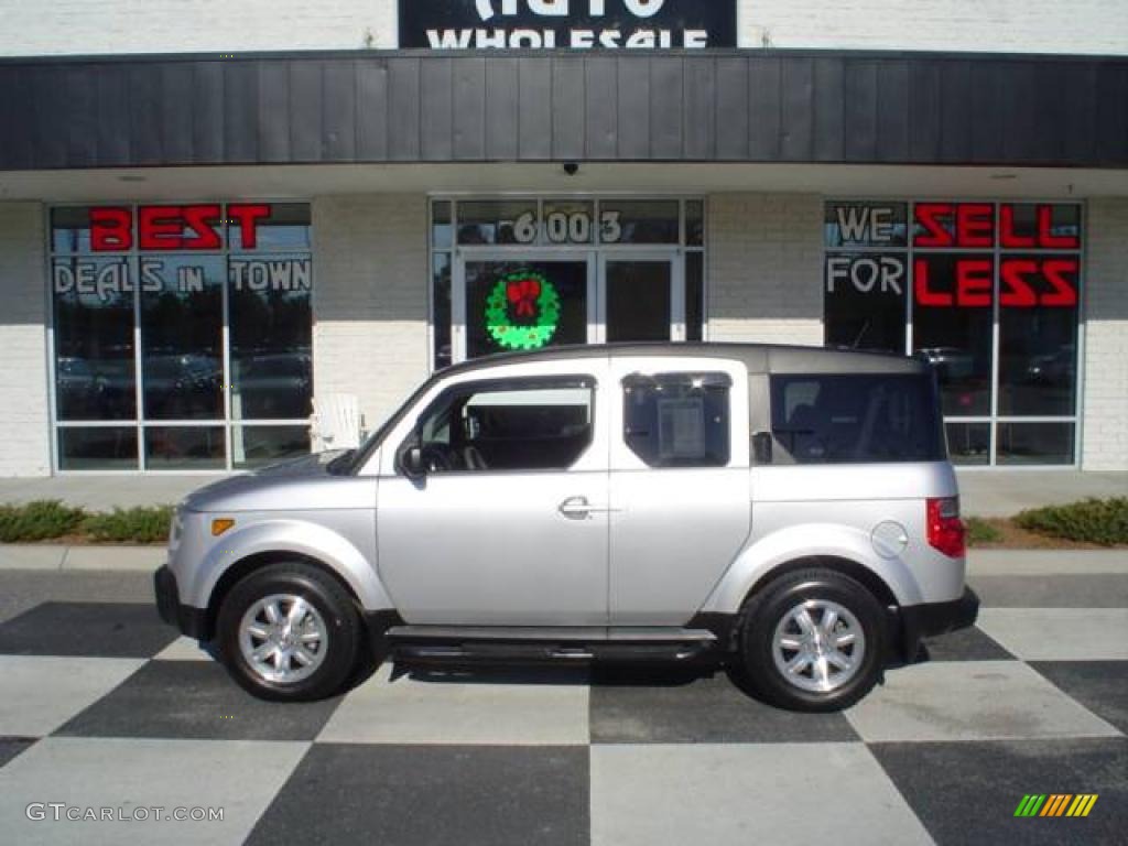 2006 Element EX-P AWD - Alabaster Silver Metallic / Black/Gray photo #1