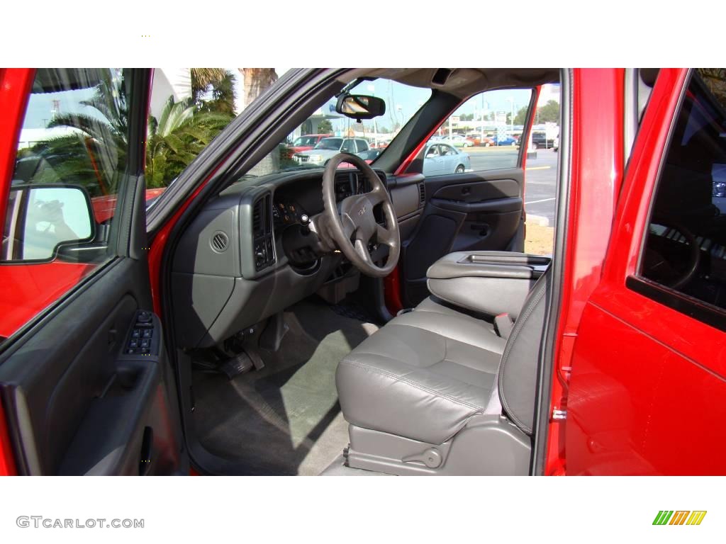 2006 Sierra 1500 SL Crew Cab - Fire Red / Pewter photo #12