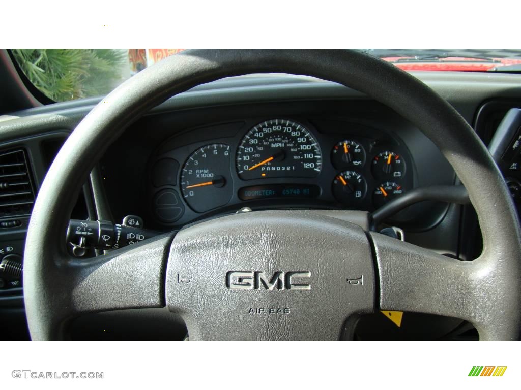 2006 Sierra 1500 SL Crew Cab - Fire Red / Pewter photo #25