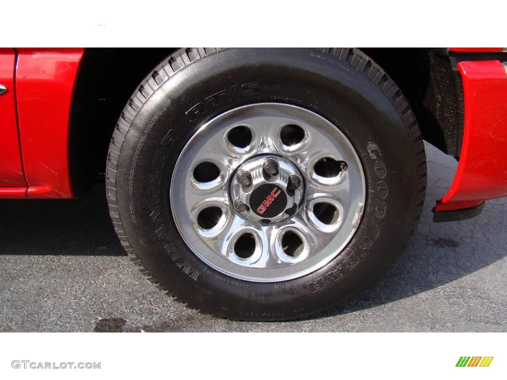 2006 Sierra 1500 SL Crew Cab - Fire Red / Pewter photo #30