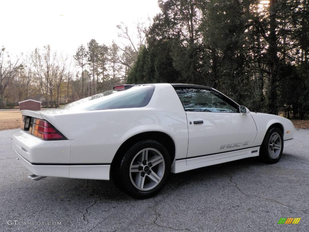 1986 Camaro Z28 Coupe - White / Black photo #9